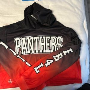 Cheer Athletics Panthers cropped hoodie